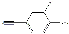 4-氨基-3-溴苯腈 结构式