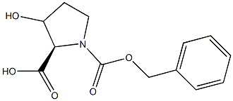 CBZ-D-羟脯氨酸 结构式