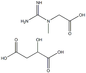肌酸苹果酸盐 结构式