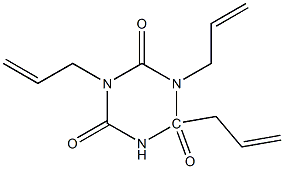 1,2,5-三烯丙基-均三嗪-2,4,6-三酮 结构式