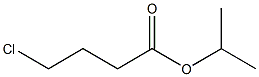 Γ-氯代丁酸异丙酯 结构式