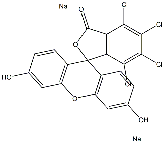 四氯荧光素二钠 结构式