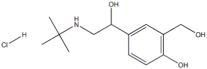 盐酸左旋沙丁胺醇 结构式
