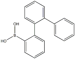 2-(联苯)苯硼酸 结构式