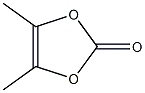 4,5-二甲基-1,3-间二氧杂环戊烯-2-酮 结构式