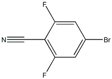 2,6-二氟-4-溴苯腈 结构式