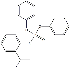 磷酸异丙基化三苯甲酯 结构式