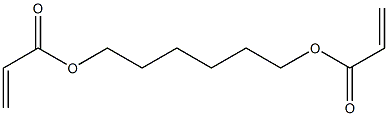 1,6-已二醇二丙烯酸酯 结构式