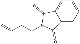 N-(4-丁烯基)邻苯二甲酰亚胺 结构式