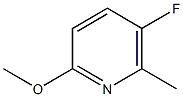 2-甲氧基-5-氟-6-甲基吡啶 结构式