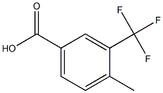 3-三氟甲基-4-甲基苯甲酸 结构式