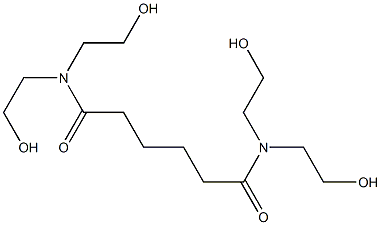 N,N,N',N'-四(2-羟乙基)已二酰胺 结构式