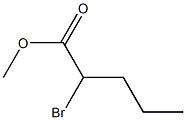 2-溴代戊酸甲酯 结构式