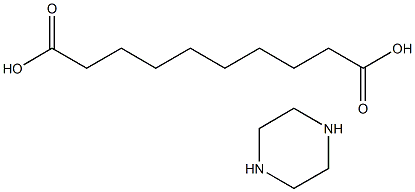 癸二酸哌嗪 结构式