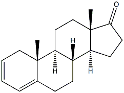 雄甾-2-烯-17-酮 结构式