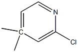 2-氯-4-甲基-4-甲基吡啶 结构式