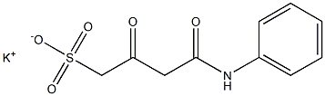 乙酰乙酰苯胺-4-磺酸钾 结构式
