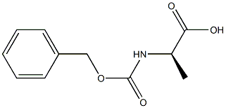 苄氧羰基-D-丙氨酸 结构式
