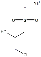3-氯-2-羟基丙烷磺酸钠 结构式