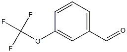 间三氟甲氧基苯甲醛 结构式