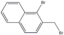 1-溴-2-溴甲基萘 结构式