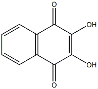 2,3-二羟基-1,4-萘醌 结构式