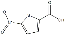 5-硝基-2-噻吩甲酸 结构式