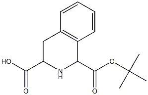 BOC-D-1,2,3,4-四氢异喹啉-3-羧酸 结构式