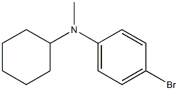 4-溴-N-甲基-环己基苯胺 结构式