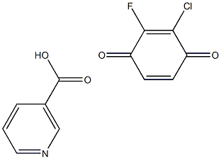 3-氯-2-氟苯肼烟酸盐 结构式