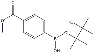 4-甲氧羰基苯硼酸频哪醇酯 结构式