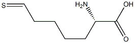 S-2-氨基-3-(S-硫代丁基)丙酸 结构式