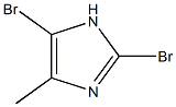 2,5-二溴-4-甲基咪唑 结构式