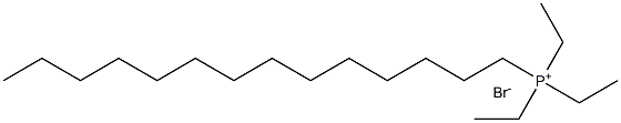 十四烷基三乙基溴化膦 结构式