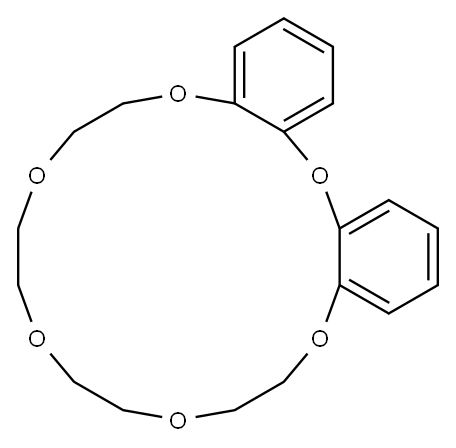 二苯并-18-冠-6醚 结构式