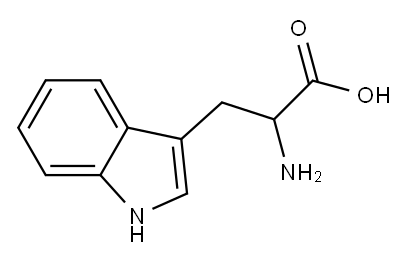 LD-色氨酸 结构式