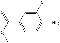 3-氯-4-氨基苯甲酸甲酯 结构式