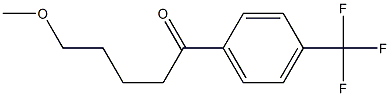 4-甲氧基丁基-4-三氟甲基苯基-甲酮 结构式