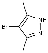 3,5-二甲基-4-溴吡唑 结构式