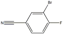 4-氟-3-溴苯腈 结构式