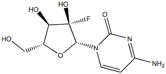 2'-氟胞苷 结构式