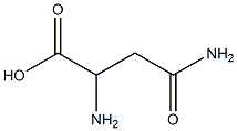DL-天门冬酰胺 结构式