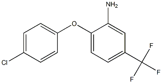 2-氨基-4'-氯-4-三氟甲基二苯醚 结构式