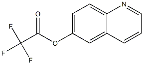 6-羟基喹啉三氟乙酸酯 结构式