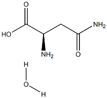 一水D-天冬酰胺 结构式