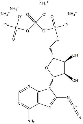 8-Azidoadenosine 5'-Triphosphate, Ammonium SaltDiscontinued 结构式