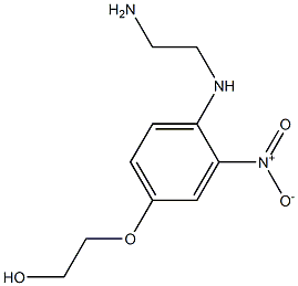 1-[(2-aminoethyl)amino]-4-(2-hydroxy-ethoxy)-2-nitrobenzene 结构式
