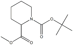 Methyl N-Boc-Piperidine-2-carboxylate 结构式