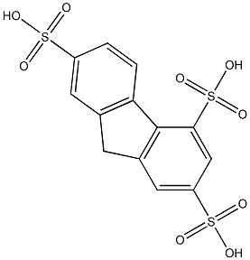 2,4,7-FLUORENETRISULFONICACID 结构式