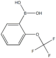2-thifluoromethoxyphenylboronic acid 结构式